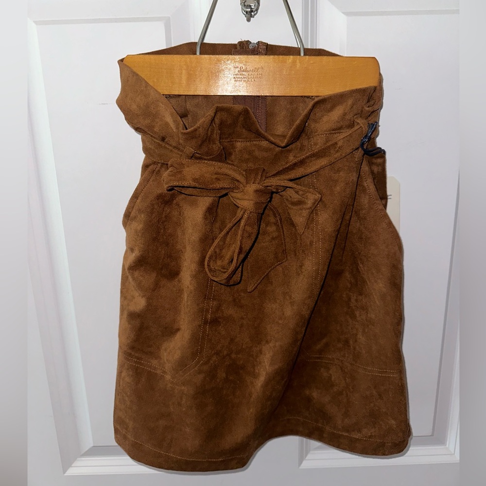 Abercrombie & Fitch Paper Bag Waist Mini Skirt